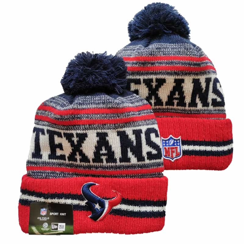 Texans Team Logo Red and Gray Pom Cuffed Knit Hat YD,We sell and wholesale Texans Team Logo Red and Gray Pom Cuffed Knit Hat YD on line form chian!